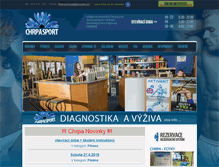 Tablet Screenshot of chrpasport.cz